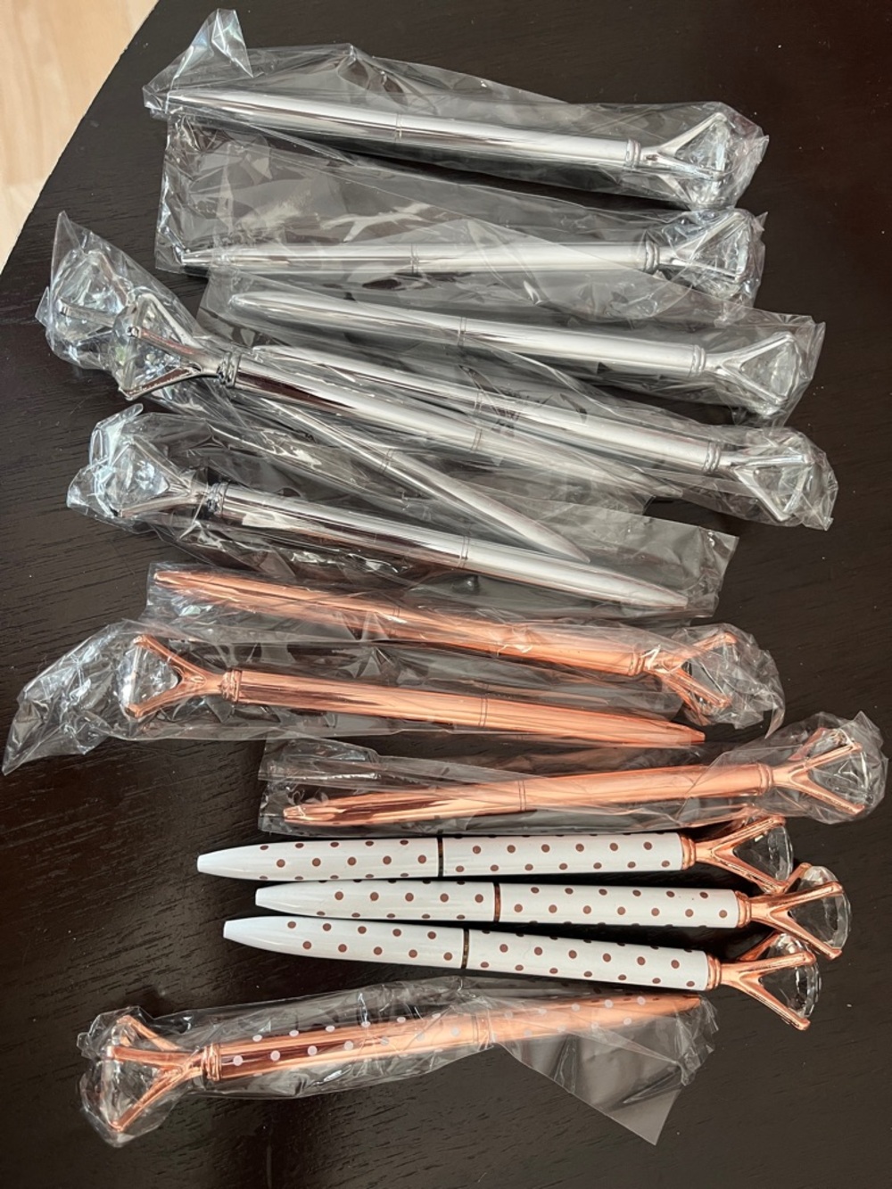 Diamond topper pens